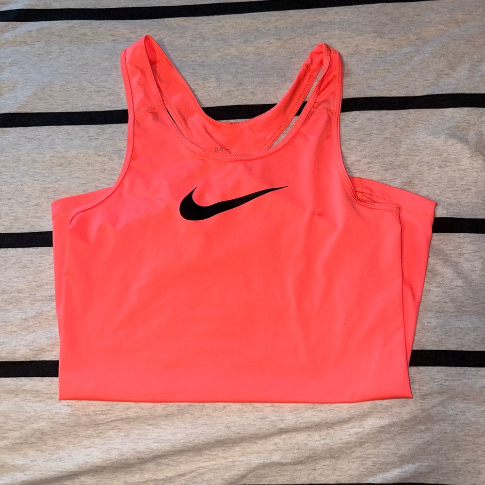Coral Nike tank top